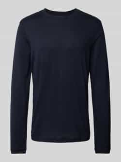 CINQUE Regular fit shirt met lange mouwen en ronde hals model 'Badi'