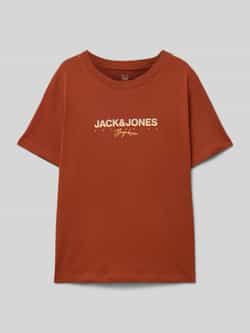 jack & jones T-shirt met labelprint model 'CANGGU'