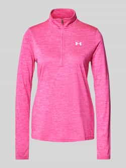 Under Armour Shirt met lange mouwen en schipperskraag model 'Tech'