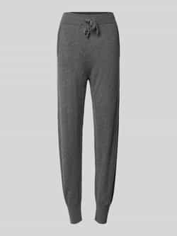 Jake*s Casual Broek van puur kasjmier met elastische band