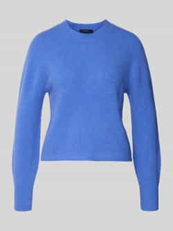 Oui Gebreide pullover met ronde hals