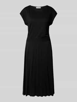 Marc O'Polo Getailleerde jerse-jurk met elastische taille en geplooide rok