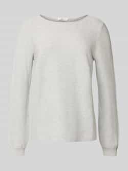 Christian Berg Woman Regular fit shirt met lange mouwen van puur katoen in gebreide look