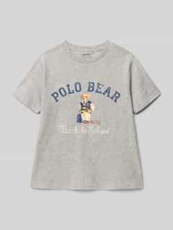Polo Ralph Lauren Teens T-shirt met labelprint en ronde hals