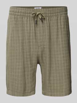 Only & Sons Loose fit korte broek met structuurmotief model 'TEL'