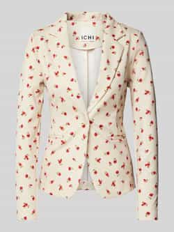 Ichi Slim fit blazer met paspelzakken model 'KATE'