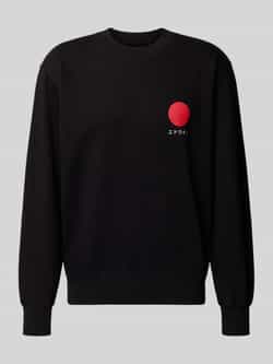Edwin Sweatshirt met motiefprint model 'JAPANESE SUN'