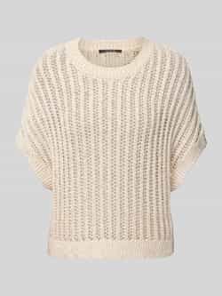 comma Gebreide pullover met ribboorden