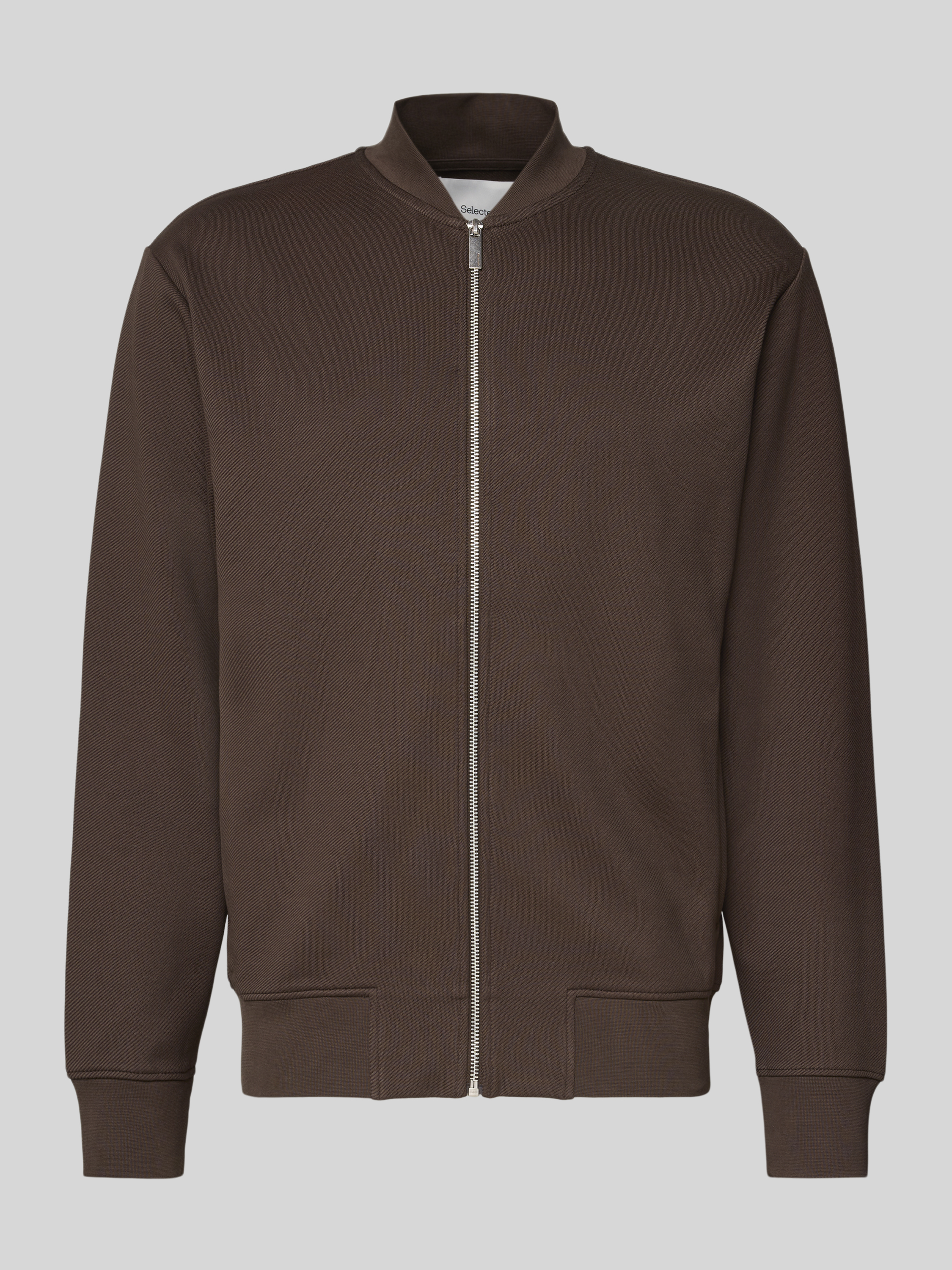 Selected Homme Relaxed fit sweatjack van katoenmix model 'MACK'