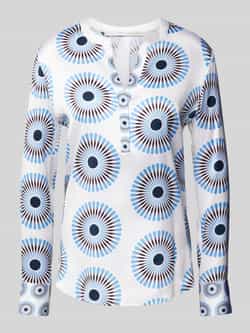 Herzensangelegenheit Regular fit blouse met tuniekkraag