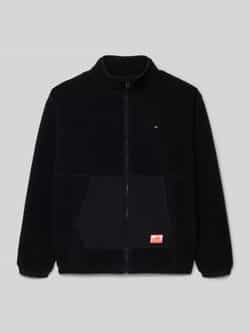 Tommy Hilfiger Teens Regular fit fleecejack met katoen