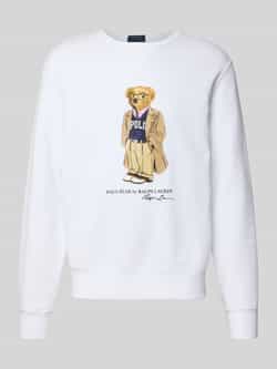 Polo Ralph Lauren Sweatshirt met motiefprint en ronde hals