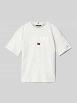 Tommy Hilfiger Teens T-shirt met labelstitching model 'VARSITY'