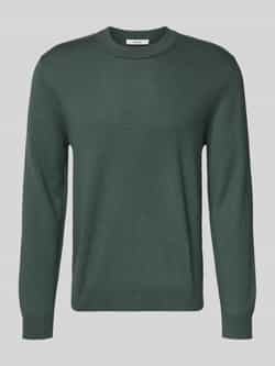 Selected Homme Regular fit gebreide pullover van zuivere merinowol model 'TRAY'
