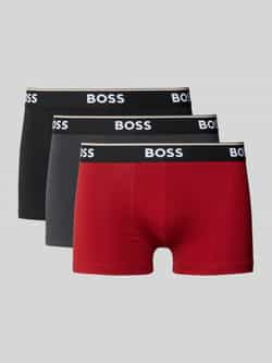 Boss Regular fit boxershort van katoenmix in een set van 3 stuks