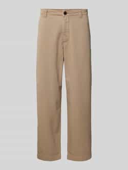 ANNARR Straight leg chino met riemlussen model 'STORM'