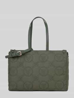 VALENTINO shopper met laptopvak Puffy Shopping Bag Verde Militare donkergroen