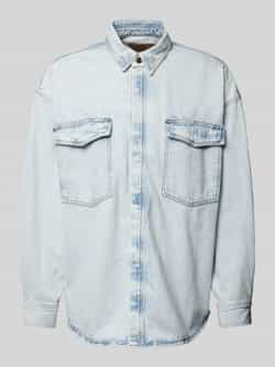 American vintage Jeansoverhemd met borstzakken model 'JOYBIRD'