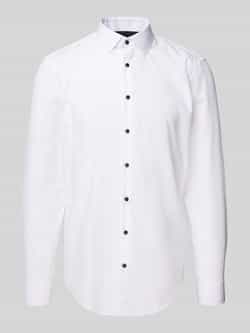 Jake*s Slim fit zakelijk overhemd met knoopsluiting