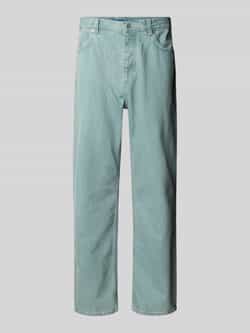 Hugo Blue Baggy jeans met steekzakken model 'Nate'