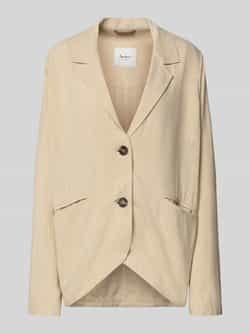 Pepe Jeans Regular fit linnen blazer van een mix van viscose en lyocell model 'STELLA'