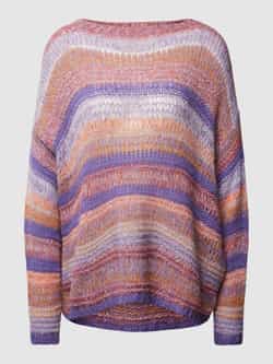Rich & Royal Oversized gebreide pullover met all-over motief