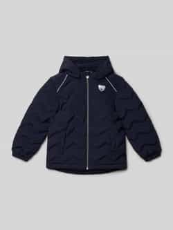 Steiff Gewatteerd jack met labeldetails