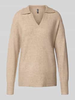 Pieces Regular fit gebreide pullover met wol model 'MALOU'