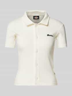 Dickies T-shirt met knoopsluiting model 'TALLASSE'