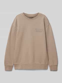 CARS JEANS Sweatshirt met labelprint model 'REWNAC'