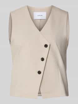 Opus Gilet met asymmetrische knoopsluiting model 'Warfa'