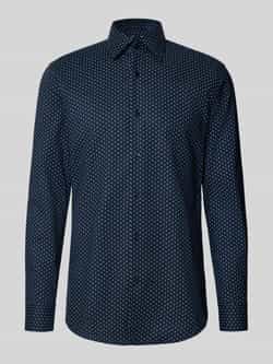Boss Slim fit overhemd van katoenmix