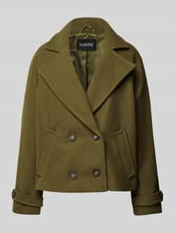 B.Young Lange jas met reverskraag model 'Cilia'