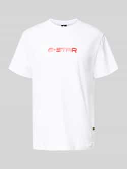 G-Star RAW Gel Print T-shirt Wit Heren