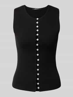 Gina Tricot Gilet in gebreide look