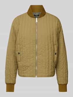 Scotch & Soda Omkeerbare Verticale Quilt Bomber Jas Green Dames