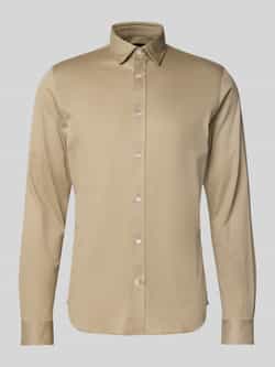 Matinique Slim fit zakelijk overhemd met knoopsluiting model 'trostol'