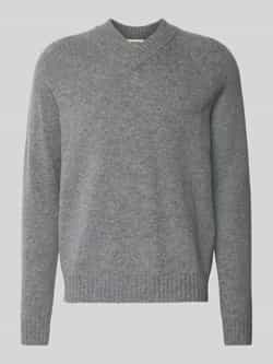 Drykorn Gebreide pullover met ribboorden model 'NUMIR'