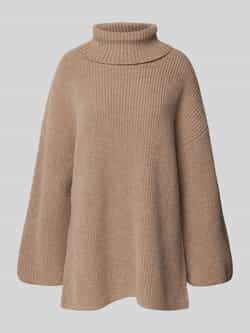 SELECTED FEMME Dames Truien & Vesten Slfmary Ls Long Knit Roll Neck Ecru