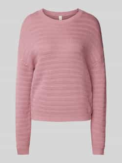 QS Gebreide pullover met ronde hals
