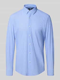 Boss Slim fit shirt van elastische jersey model 'Style P-HANK-S-KENT-C1-222'