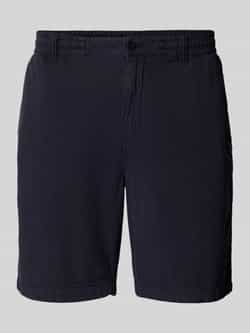 Gant Korte regular fit broek met structuurmotief