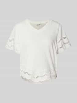B.Young T-shirt met broderie anglaise model 'PALORA'