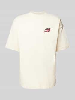 Multiply Apparel Oversized T-shirt met labelprint
