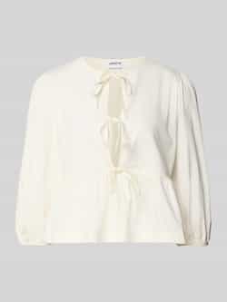 Jake*s Casual Slim fit blouse met diepe V-hals