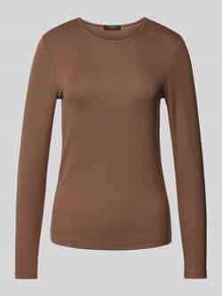 Opus Shirt met lange mouwen en ronde hals model 'Sogeti'