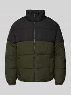 Jack & jones Gewatteerd jack met opstaande kraag model 'MAZE'