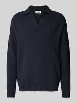 Drykorn Gebreide pullover met ribboorden model 'RUSTINO'