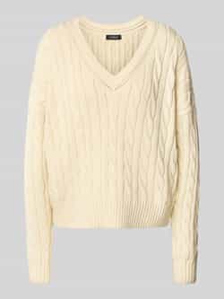 Lauren Ralph Lauren Gebreide pullover met V-hals model 'TEDURPH'