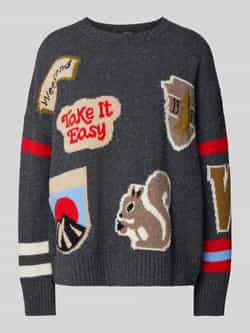Weekend Max Mara Wollen pullover met motiefstitchings model 'TALAMO'